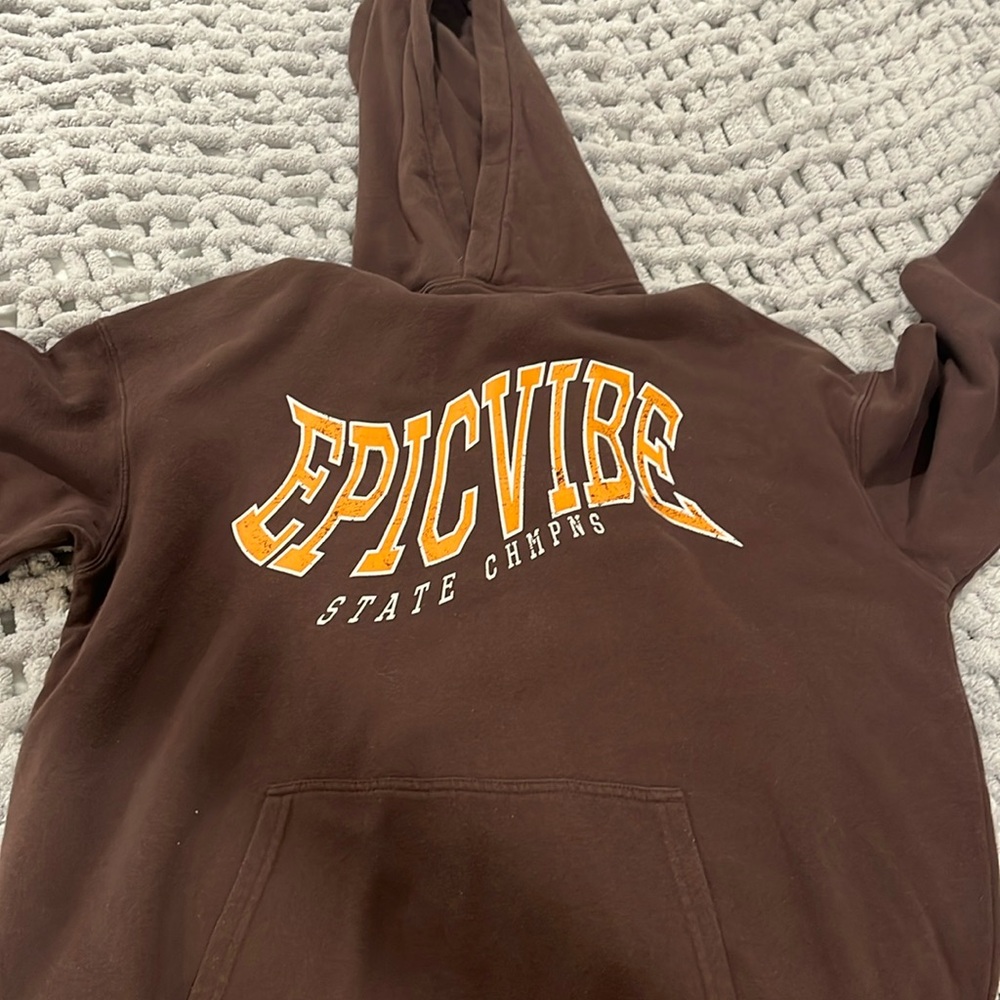 Brown epicvibe hoodies 14 yrs